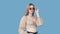 eyewear fashion flirting woman sunglasses gif loop