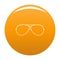 Eyewear icon orange