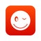 Eyewink emoticon digital red