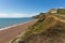 Eype Dorset England uk Jurassic coast view