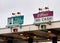 EZPass signs and terminal