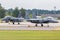 F-15E Stike Eagles maneuver onto the runway