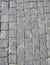 f gray tiles called in Italian Sampietrini typical floor in Sain