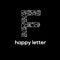 F letter bubbles vector logo design