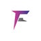 F logo faster vector icon