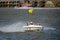 F1, F2, F3 water ski at Hanseatic Festival of Watersports, Kings Lynn Quay, River Great Ouse, Norfolk, UK 27 May 2023