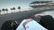 F1 race car on desert circuit