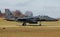 F15E Strike Eagle on the taxiway during exercise TLP