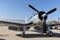 F4U Corsair resting on tarmac