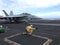 FA-18 Jet on Aircraft Carrier