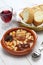 Fabada asturiana, spanish white bean stew