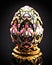 A Faberge Egg of Pure Gold with Stunning Colorful Details. Generative AI