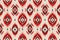 Fabric beautiful ikat pattern art. Ethnic ikat seamless pattern in tribal. American, Mexican style