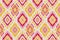 Fabric beautiful ikat pattern art. Ethnic ikat seamless pattern in tribal. American, Mexican style