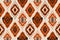 Fabric beautiful ikat pattern art. Ethnic ikat seamless pattern in tribal. American, Mexican style