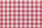 Fabric with checked pink Gingham pattern