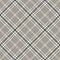 Fabric glen pattern vector. Seamless grey and beige geometric design for jacket, coat, skirt, dress.