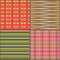 Fabric line frame set seamless pattern