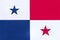 Fabric of the national flag of Panama