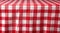 Fabric pattern picnic white red design seamless material background tablecloth retro textile abstract plaid