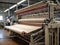 Fabric production utilizing air jet looms