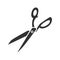 Fabric scissors glyph icon