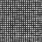 Fabric seamless pattern with textile mesh texture, black on white background. Simple wallpaper doodle grid, grunge