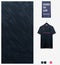 Fabric textile design. Thunder pattern on black gradient background for soccer jersey, football kit. Abstract sport background.