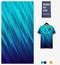 Fabric textile design in Thunder pattern for soccer jersey, football kit, bicycle, racing, e-sport, basketball, sports uniform.