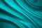 Fabric Waving Silk Background, Teal Satin Cloth Crumpled Wave