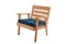 fabric and wood armchair modern designer