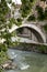 Fabricius Bridge in Rome, Lazio, Italy.