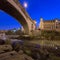 Fabricius Bridge and Tiber Island in the Evening, Rome, Italy