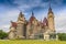 Fabulous castle in Moszna, near Opole, Silesia, Poland