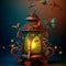 A fabulous image of a lamp in the style of fantasy