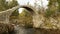 The fabulous old packhorse bridge in Carrbridge in the Cairngorms National Park is the oldest stone bridge in the Highlands of Sco