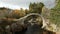 The fabulous old packhorse bridge in Carrbridge in the Cairngorms National Park is the oldest stone bridge in the Highlands of Sco