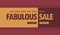 Fabulous sale banner poster template for promotion