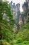 Fabulous view of quartz sandstone pillars (Avatar Mountains