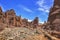 Fabulous volcanic rock formations in southern Morocco.