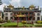 Facade 0f Vihara of Namdroling Buddhist Monastery, Coorg India.