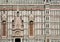 Facade of 14th century Cattedrale di Santa Maria del Fiore, Florence. Italian cathedral, UNESCO World Heritage Site