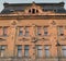 Facade of 19th century building in Sibiu, Romania