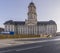 The facade of the Altes Stadthaus in the Mitte district of Berlin, Germany