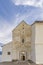 Facade of the ancient Benedictine Abbey of Monte Maria Abtei Marienberg, Burgusio, Malles, South Tyrol, Italy