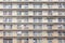 Facade of an apartment building in Japan