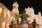 Facade of Basilica called Santa Casa on Loreto town in Italy by