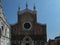 Facade of the Basilica dei Santi Giovanni e Paolo - Venice, Italy.