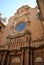 Facade of the Basilica of Montserrat enshrining the statue of the Virgin of Montserrat Madonna