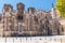 Facade of Batalha Monastery in Portugal